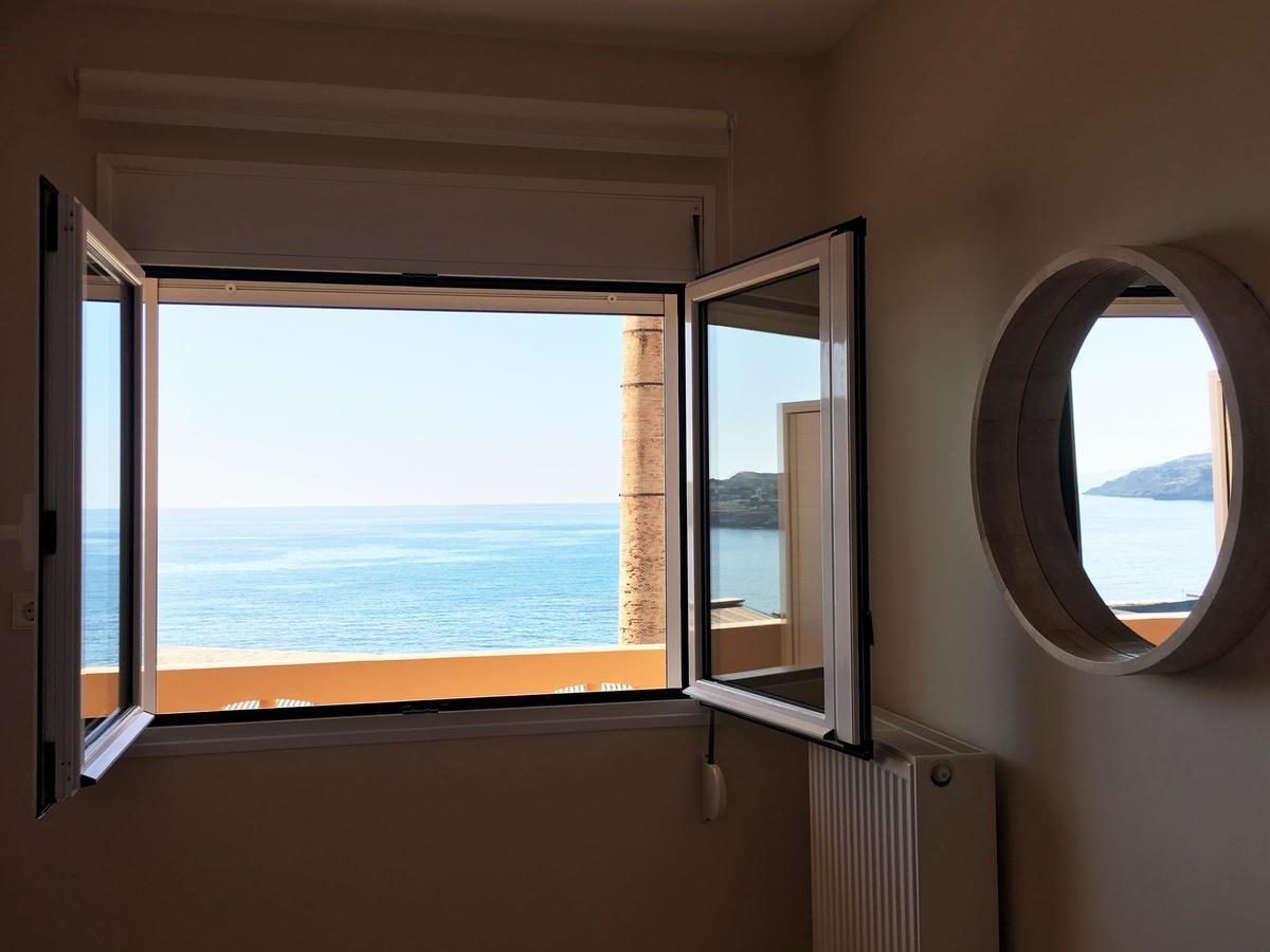 Koumpe Blue Sea View Apartment レティムノ エクステリア 写真